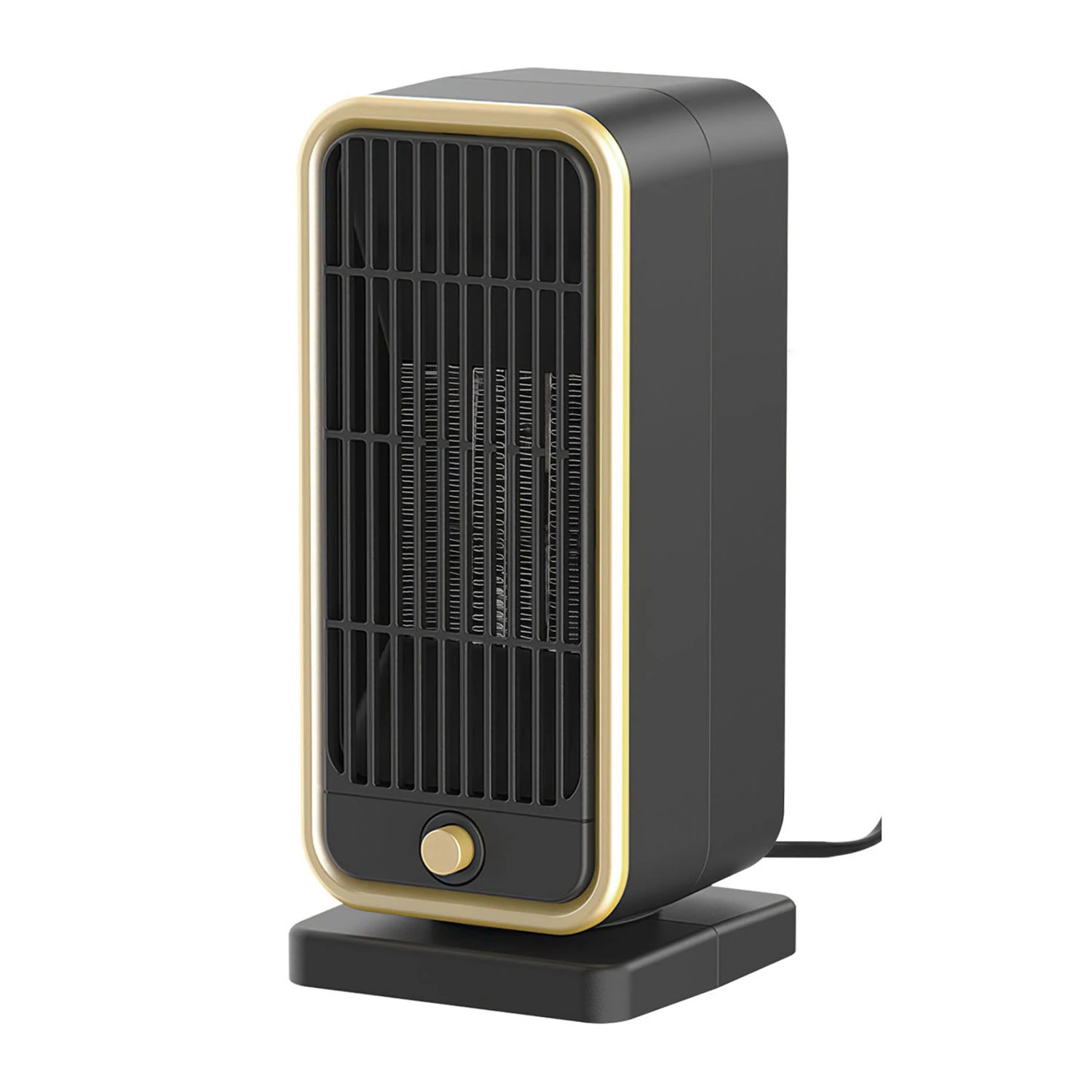 Portable Electric Heater - 500W PTC Ceramic, Overheating Protection, Tip Over Safety, 3S Heating - I