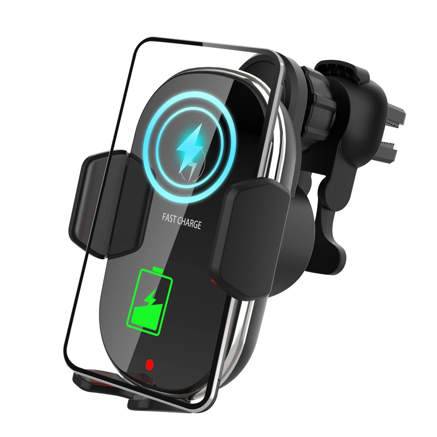 15W Fast Charge Car Wireless Phone Charger & Air Vent Mount - Fits iPhone 13/12 Pro Max