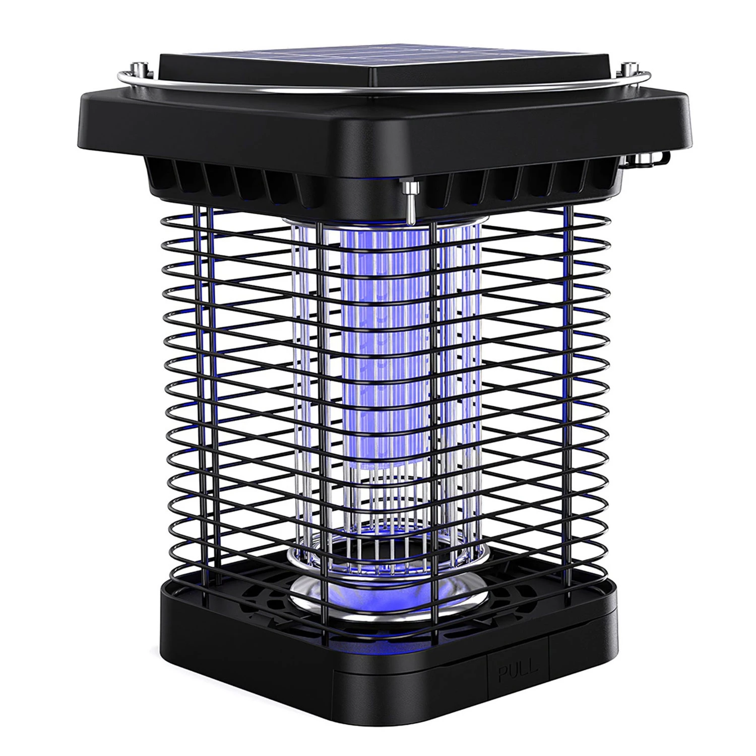 Solar Bug Zapper: Powerful, Waterproof, Indoor/Outdoor - 1076Sq.Ft Range, Insect Killer