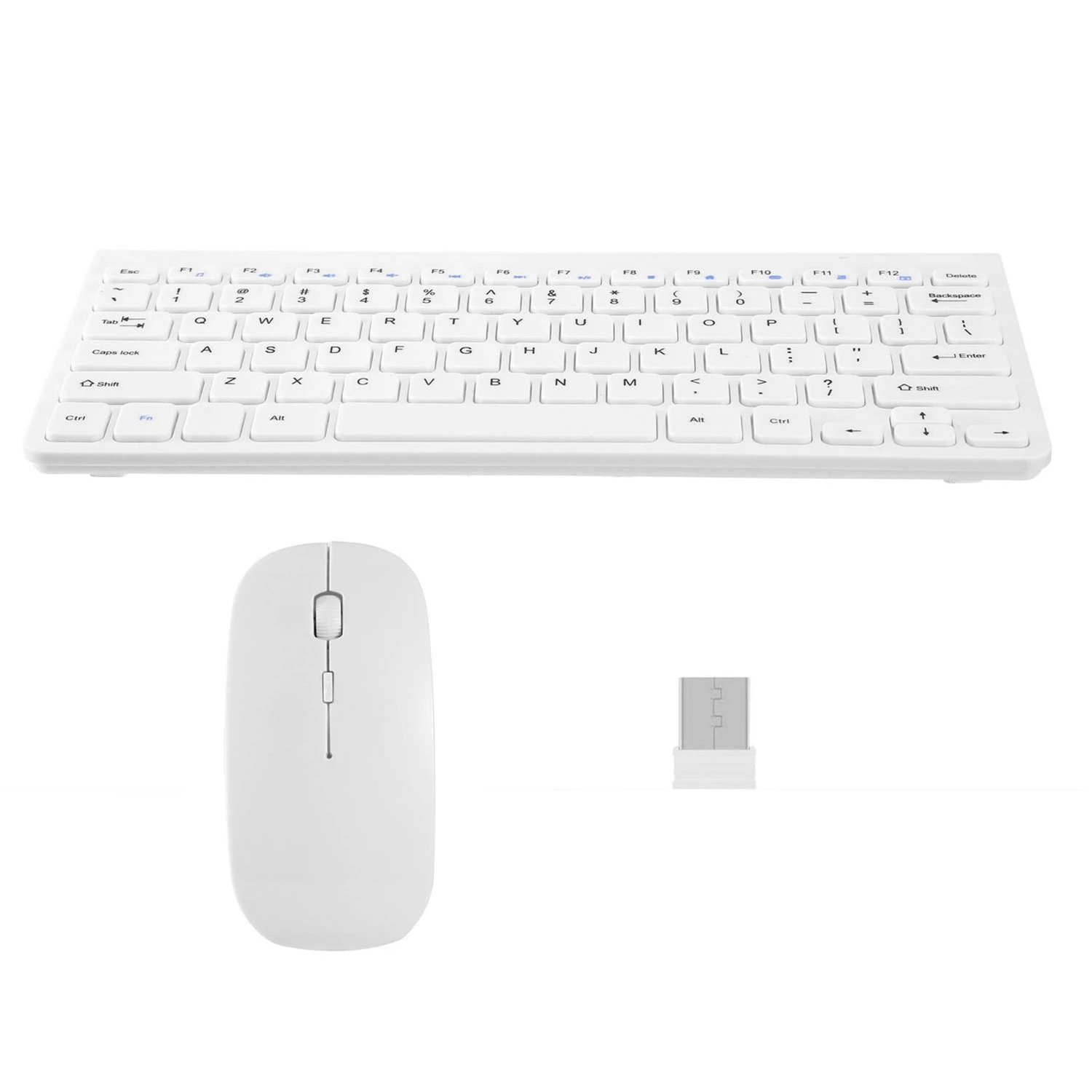 2.4GHz Wireless Keyboard Mouse Combos with USB Receiver