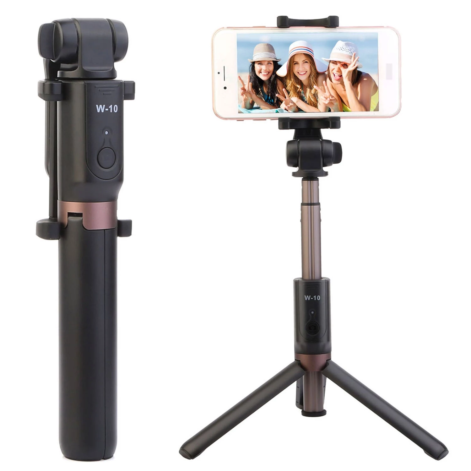 Wireless Selfie Stick Tripod w/Remote Shutter for iPhone XS/XR/Max/Galaxy S10/S9