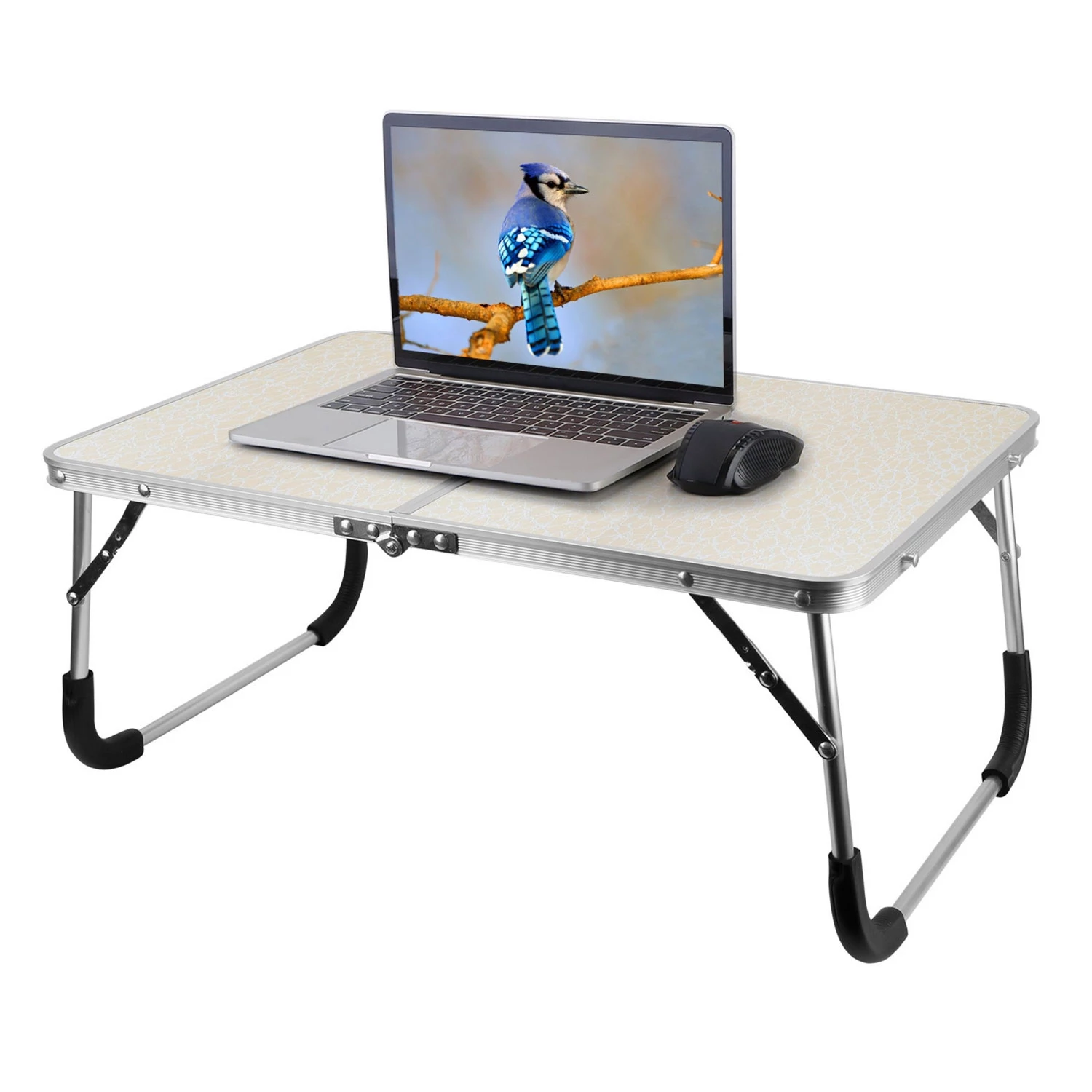 Foldable Laptop Table Notebook Bed Desk Lap Tray - For Sofa, Couch, Floor, Dorm