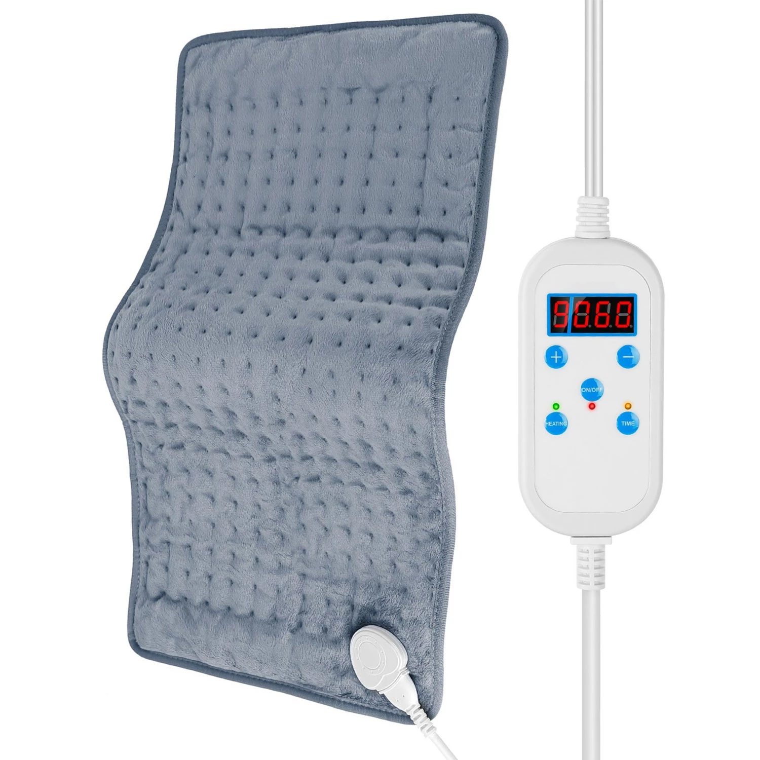 Electric Heating Pad - 22.8x11.4" - Pain Relief for Shoulder, Neck, Back, Spine, Legs, Feet - 9 Temp
