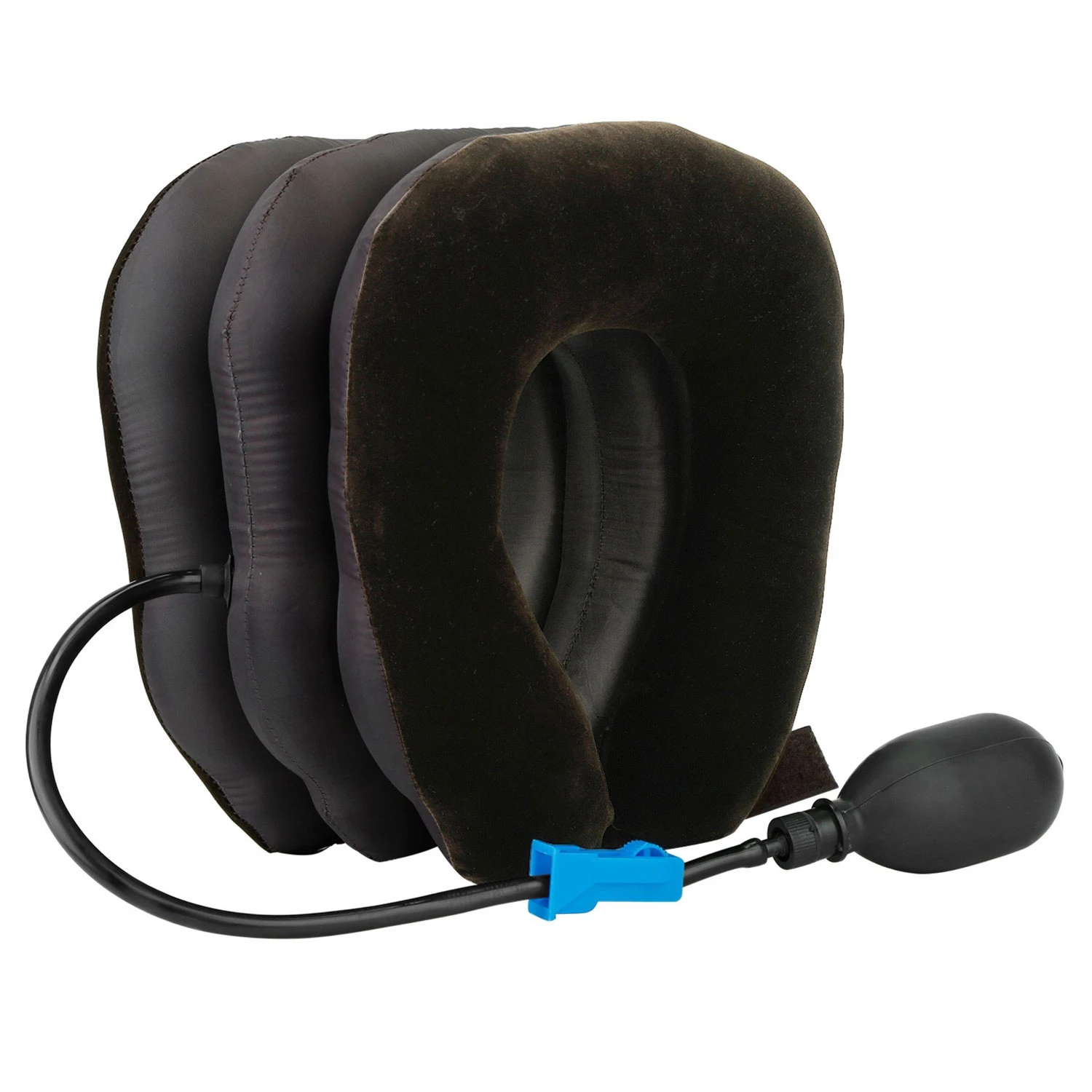 Inflatable Neck Traction Pillow - Travel Support for Neck, Shoulder And Spine Alignment