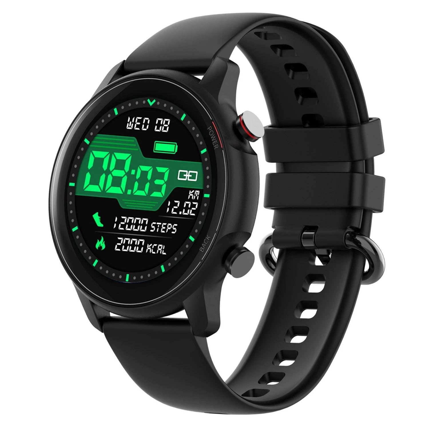 Smart Watch Fitness Tracker for Men Women 1.32in IP68 Waterproof Full Touch Sport Bracelet 