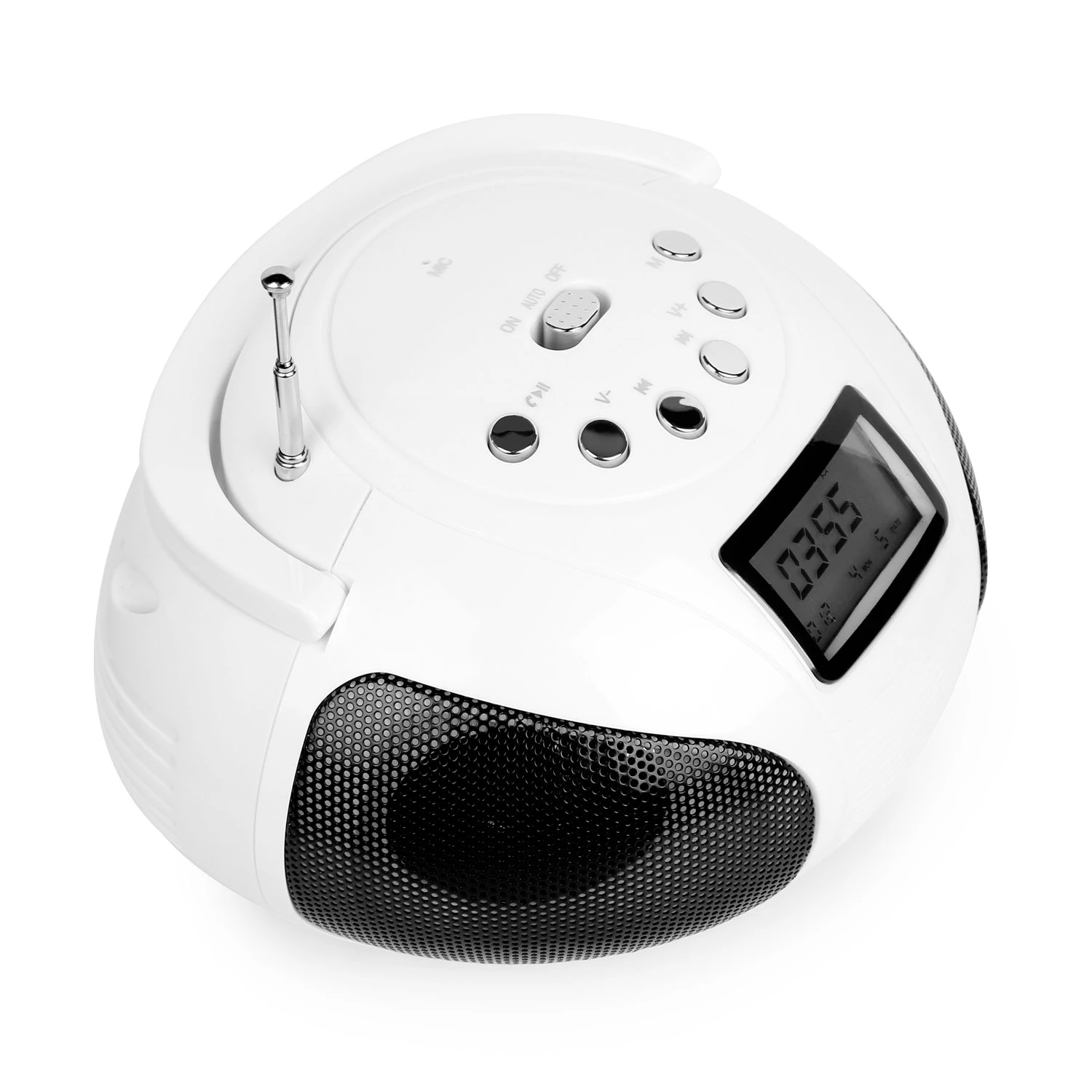 Wireless Speaker with Alarm Clock and Micro SD player Function