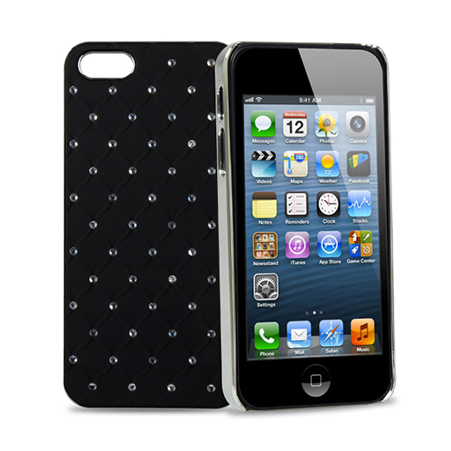 Aluminium Bling Crystal Diamond Hard Back Case Cover