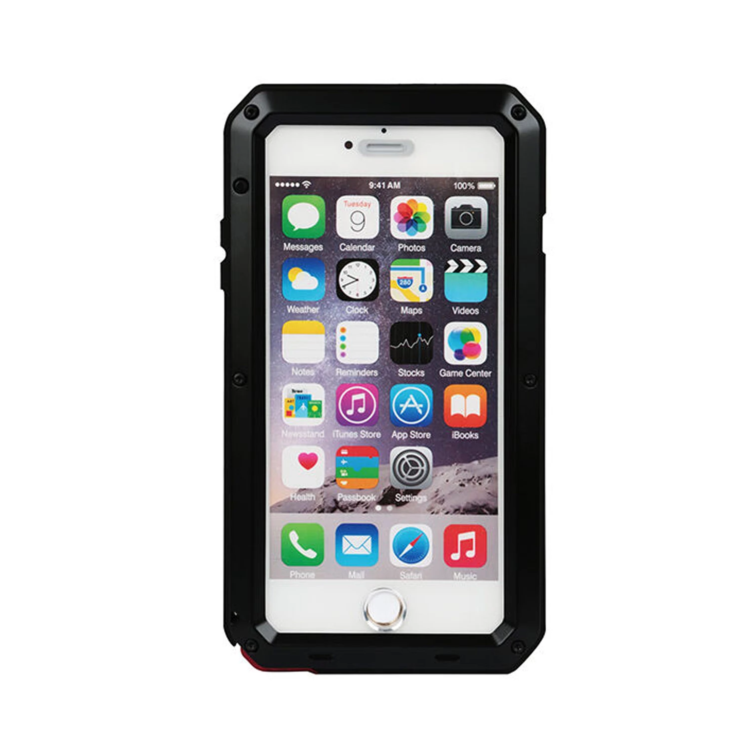 Rugged Shock-Resistant Hybrid Full Cover Case For iPhone 6 Plus