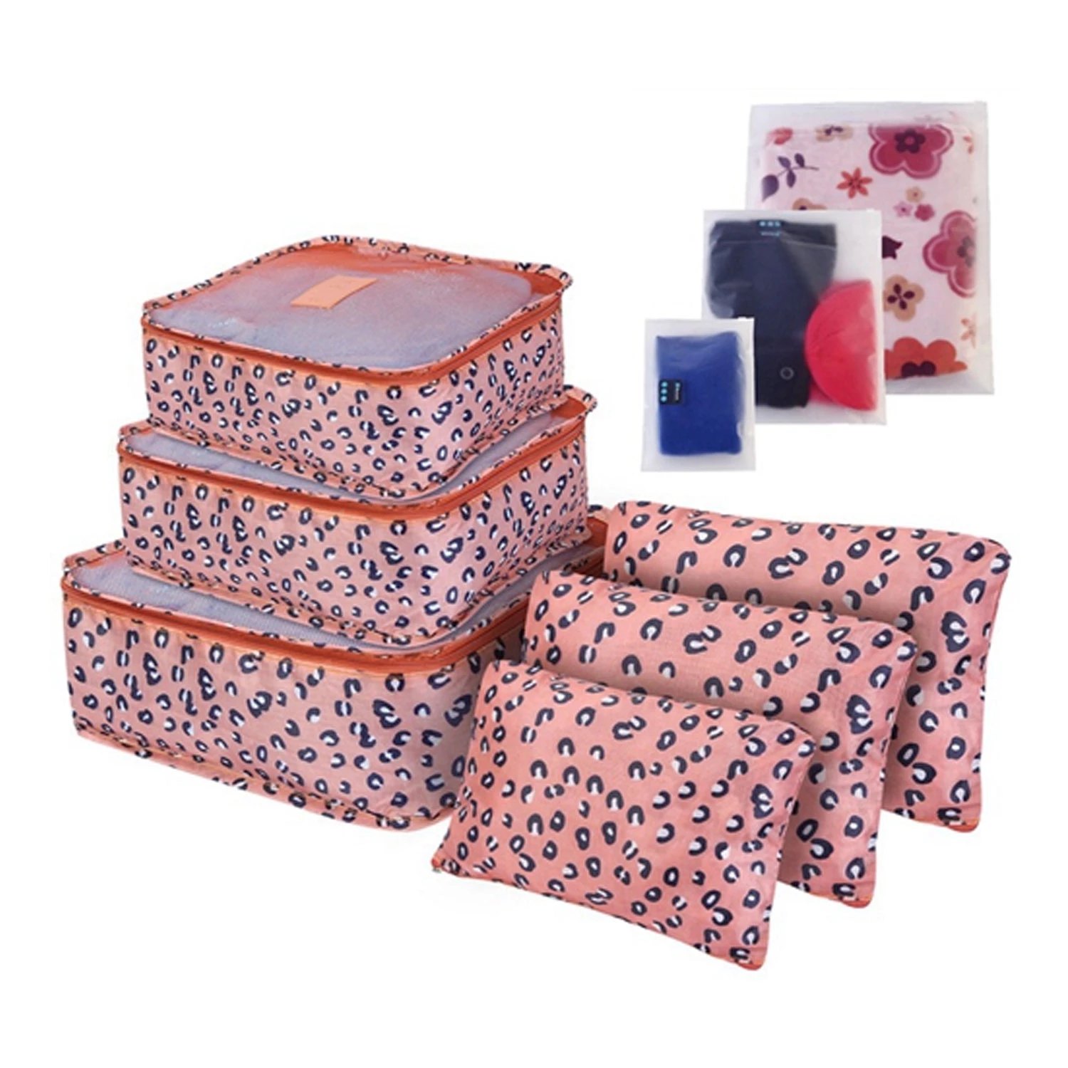 9pcs Clothes Storage Bags Water Resistant Travel Luggage Organizer Clothing Packing Cubes For Blouse