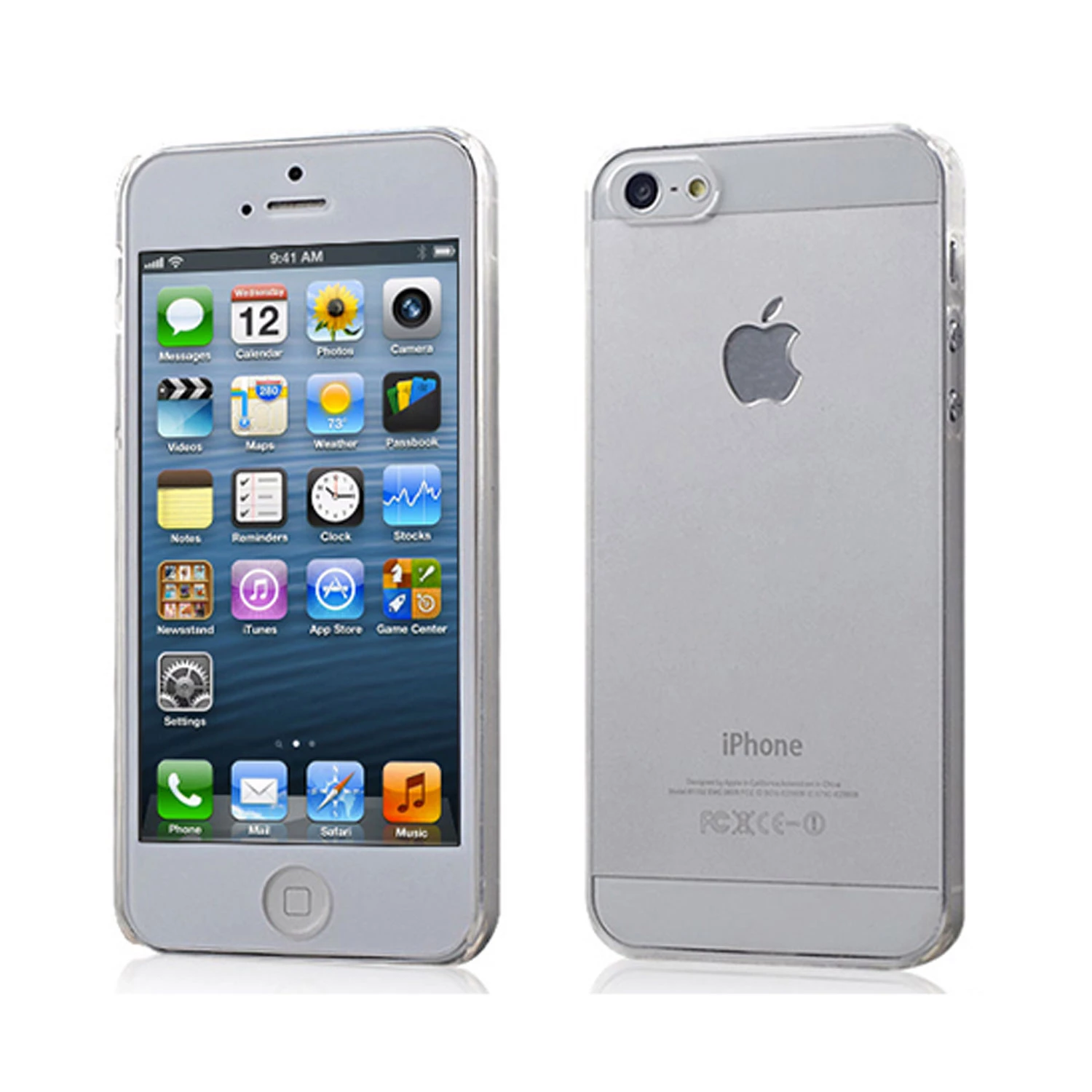 Clear Crystal Hard Snap-on Transparent Case Skin Cover For Iphone 5