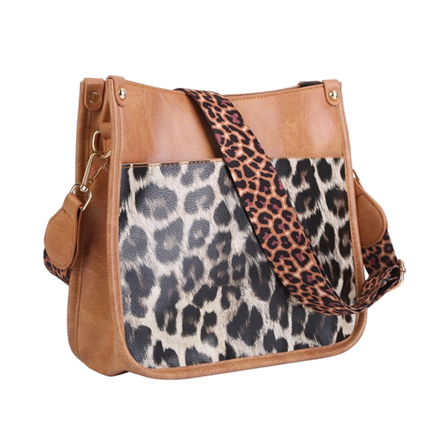 Women's Fashion Leather Crossbody Bag Shoulder Bag Casual Handbag With Flexible Wearing Styles