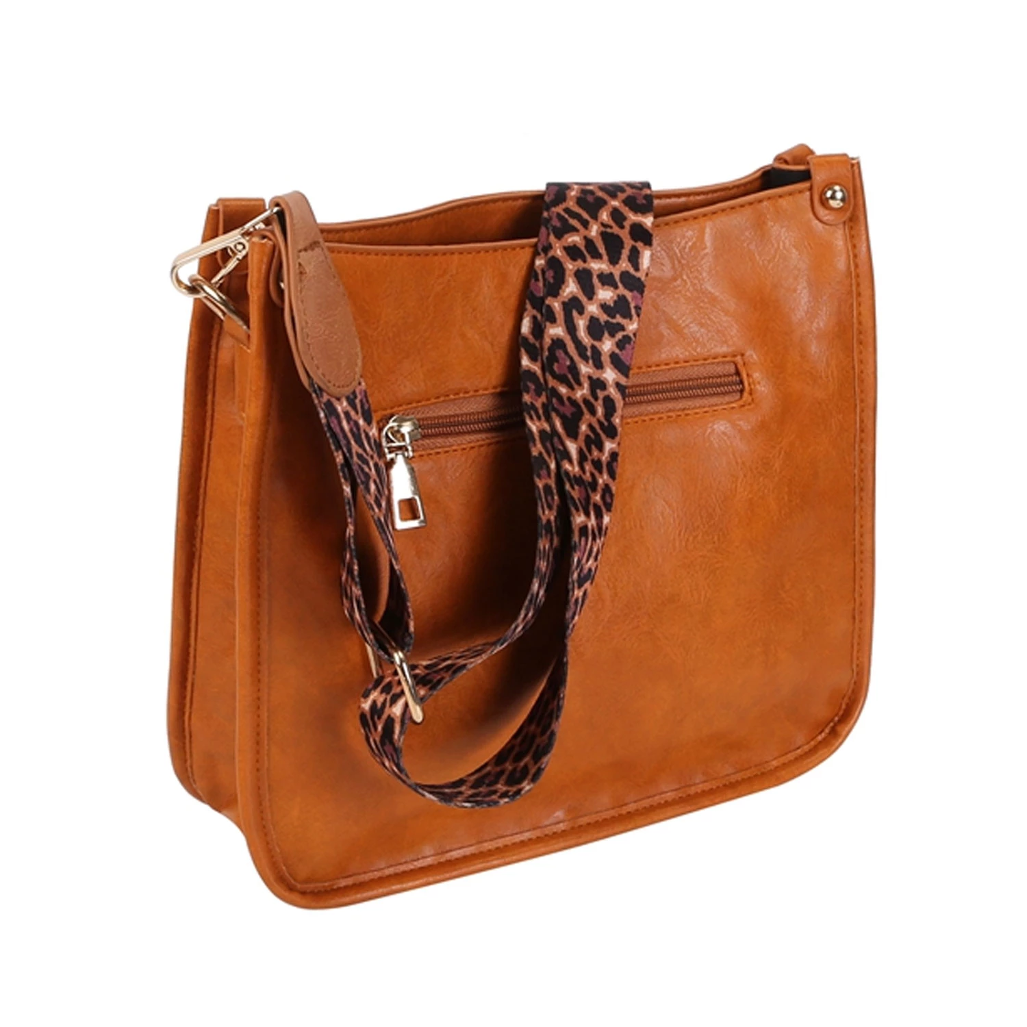 Women's Fashion Leather Crossbody Bag Shoulder Bag Casual Handbag With Flexible Wearing Styles