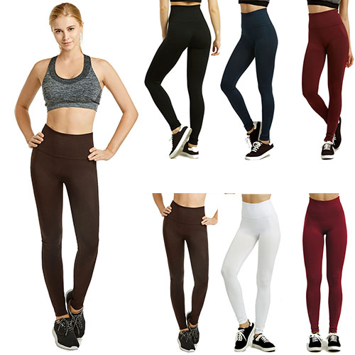 Women's High Waist Extra-wide Band Leggings