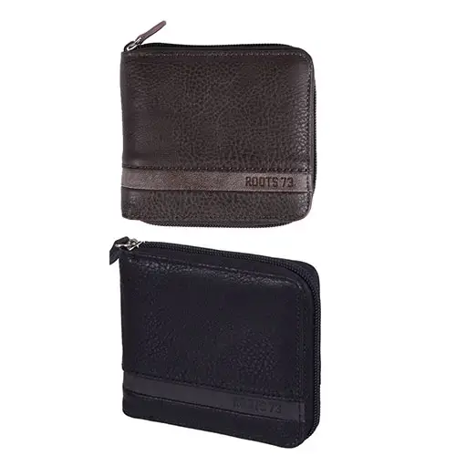 Roots Men's Zipper Around With Center Wing