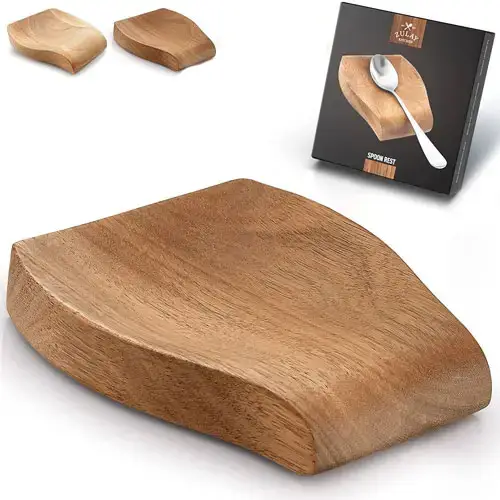 Wood Spoon Rest For Kitchen