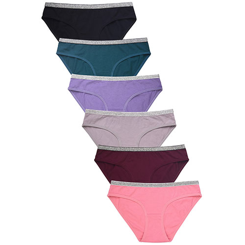 Women's Cotton Bikini Panties - 12 Pack