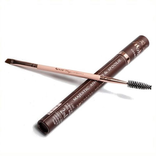 Majestic Angled And Spoolie Eyebrow Brush