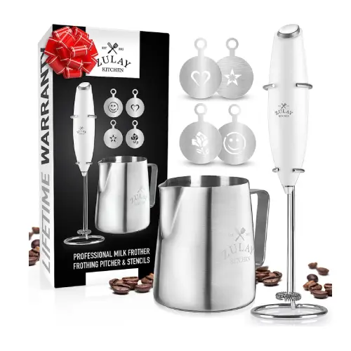 Zulay Complete Milk Frother Set Coffee Gift