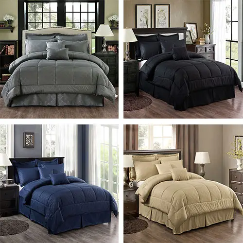 JML Microfiber Bedding Comforter Sets Available In Multi Size