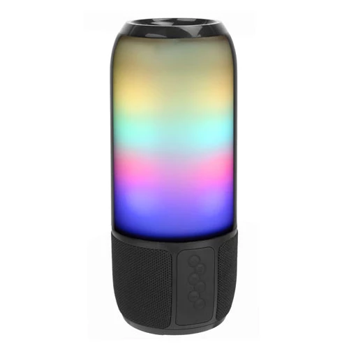 Portable Wireless Speaker With 6 Color Changing Lights - Loud Stereo, Radio, TWS - For Home, Outdoor