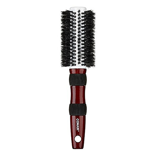 Mega Ceramic Boar Bristle Hair Brush, Medium Round