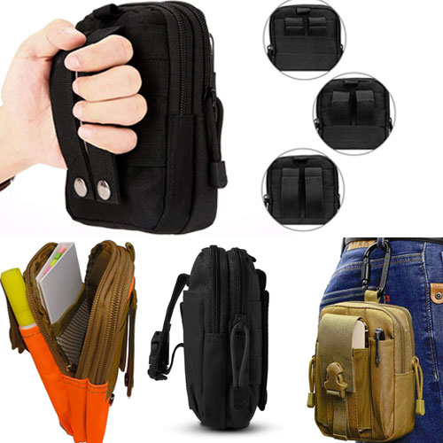 Tactical Molle Military Pouch Waist Bag For Hiking And Outdoor Activities
