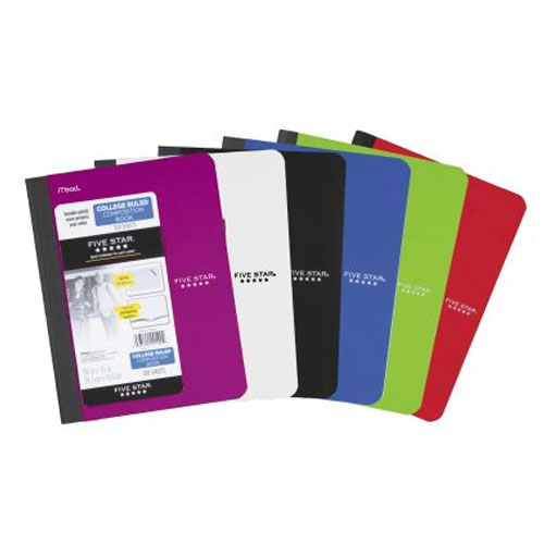 Five Star Composition Book, 100 Sheets