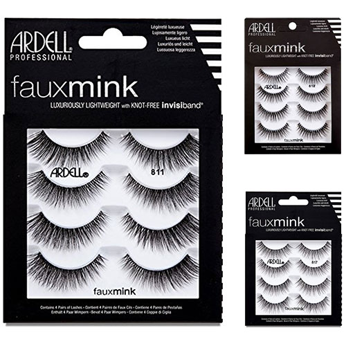 False Lashes Faux Mink - 4 Pack