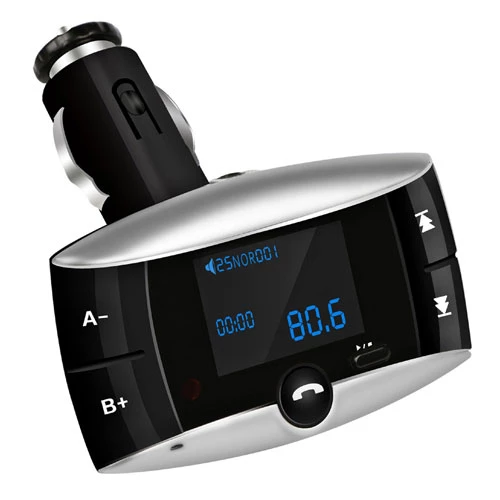 Wireless FM Transmitter USB Charger Hands-free Call MP3 Player SD Card Aux-in LED Display Remote