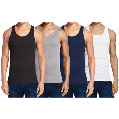 Men's Multi Pack Classic Stretch Tank Tops