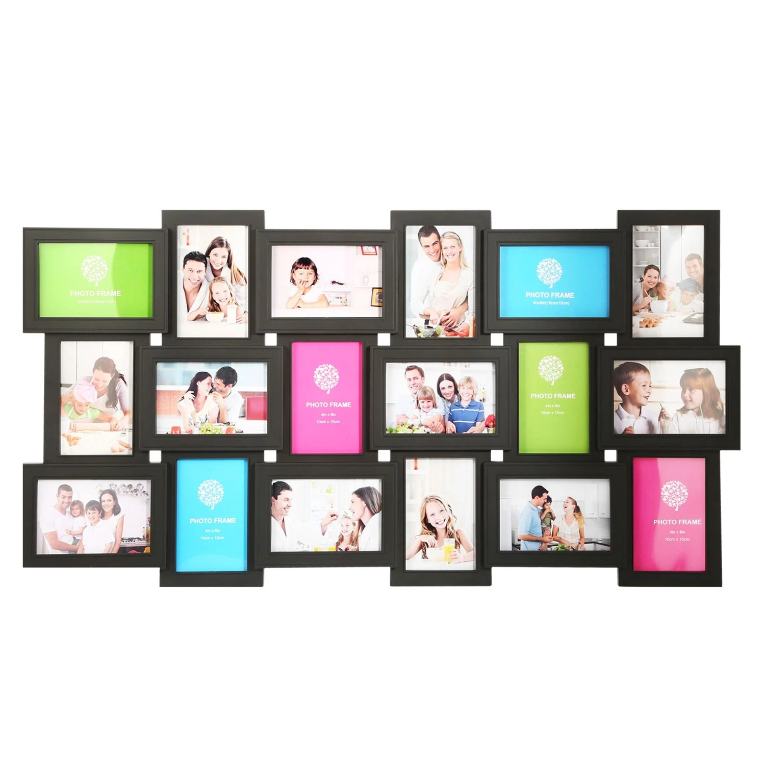 12/18 Collage Photo Frames  4"X6"  Glass Protection