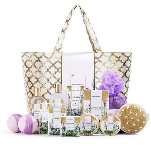 Lavender Fashion Bath Set Tote