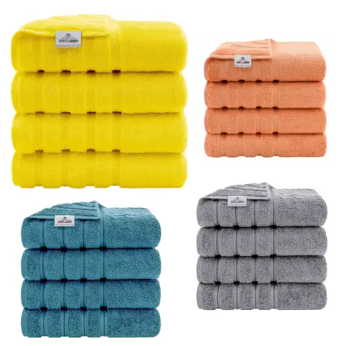 American Soft Linen Luxury Hotel And Spa Quality, 4-Piece Bath Towel Set For Maximum Softness And A