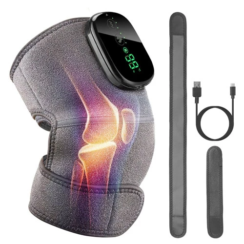 3-in-1 Heated Knee Massager And Shoulder Pads - 3 Modes for Pain Relief