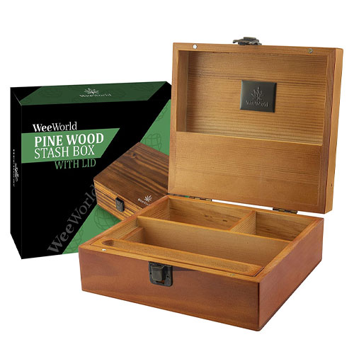 Pine Wood Stash Box