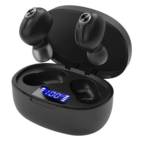 TWS Wireless 5.0 Earbuds - In-Ear Stereo Headset with Noise Canceling, Mic