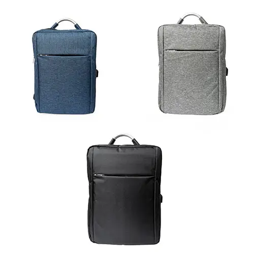 Tech Backpack With Metal Handle