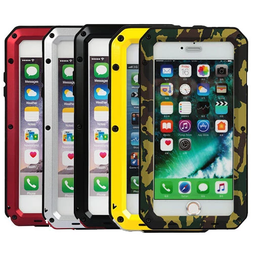 Rugged Shock-Resistant Hybrid Full Cover Case For iPhone 6 Plus