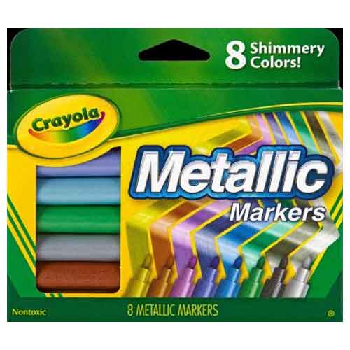 Metallic Markers, 8 Count