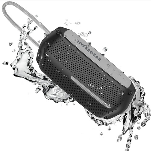 HyperGear Wave Water Resistant Wireless Speaker Grey