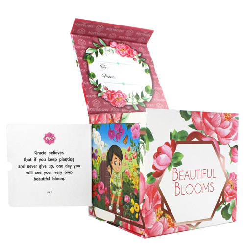 Boxybooks Beautiful Blooms Story Book and Toy Box