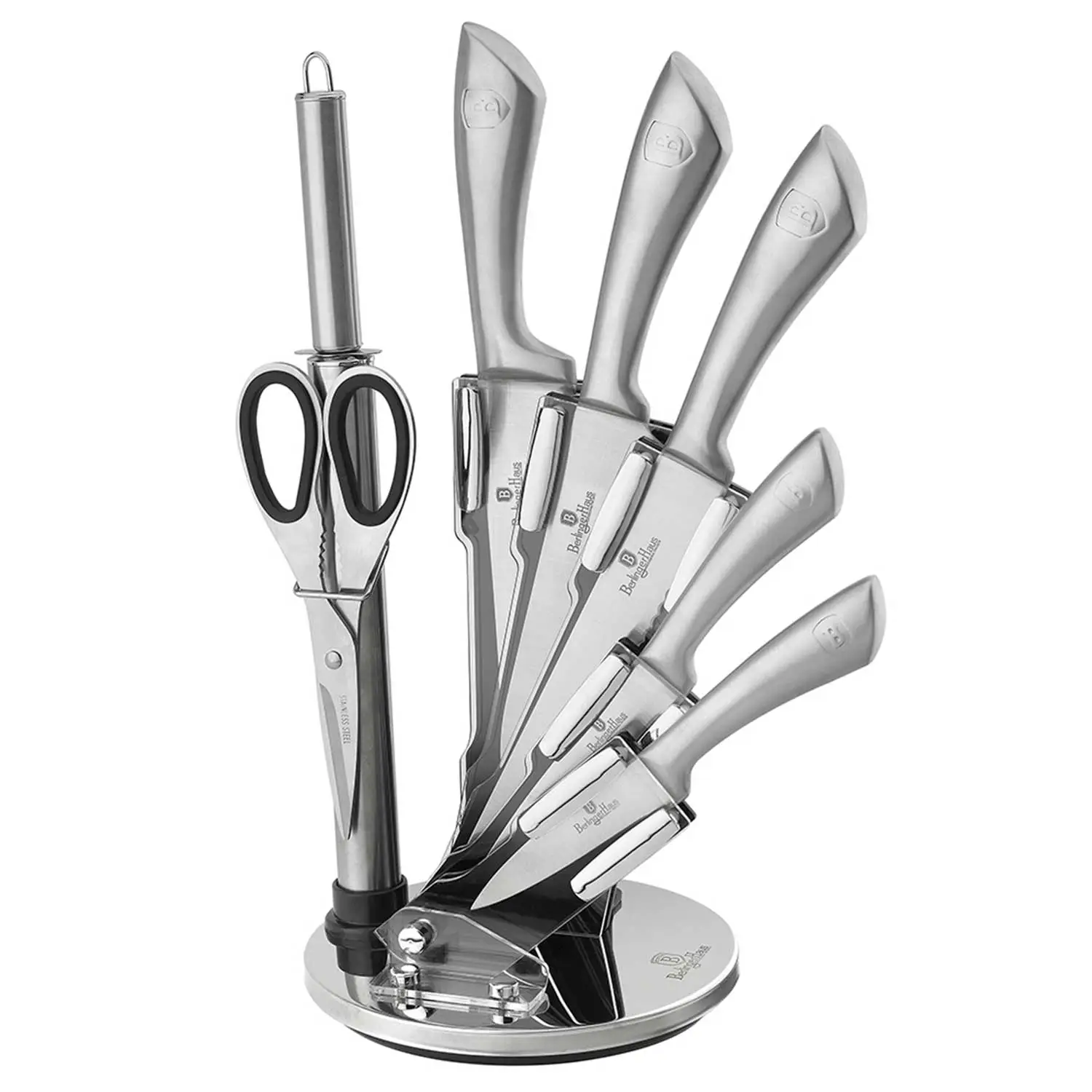 8-Piece Knife Set with Acrylic Stand - Berlinger Haus