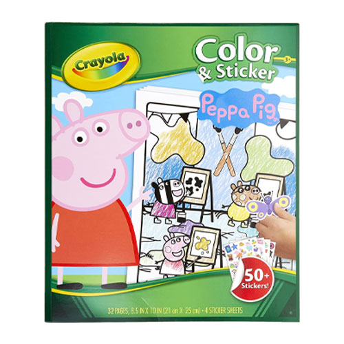 Peppa Pig Coloring Pages And Stickers