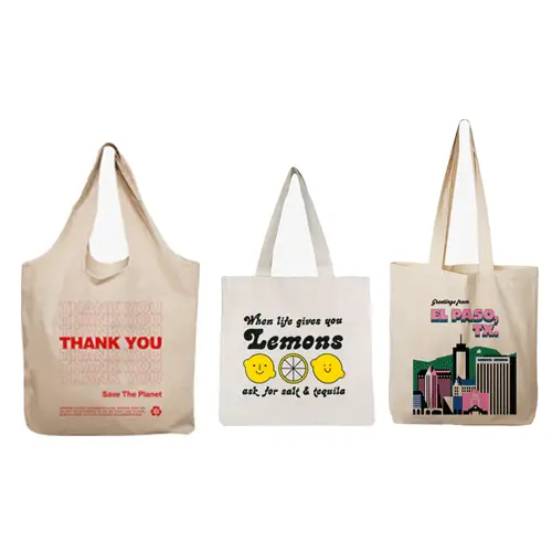 Natural Cotton Tote Bag Available in multi patterns