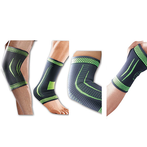 Flexible Stretch Joint Compression Sleeve Support Brace 1 And 2 Packs