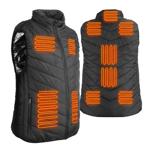 Heated Vest Electric USB Jacket Men Women Heating Coat Thermal Body Warmer Wear With 3 Temperature