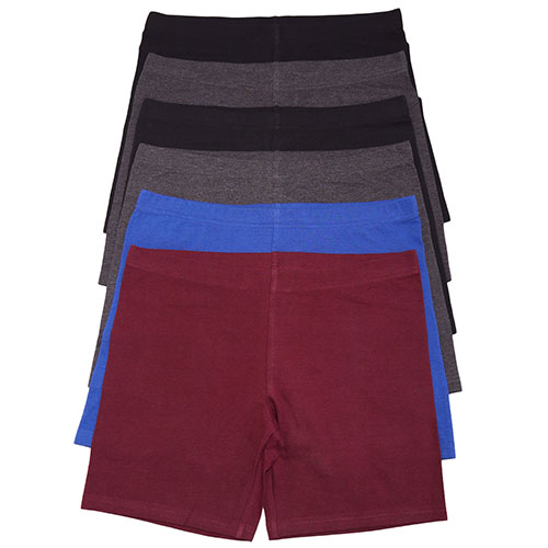 6-Pack Women's Cotton Safety Boxer Short Panties