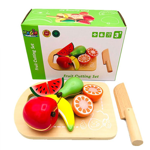 Wooden Cutting Fruit Set