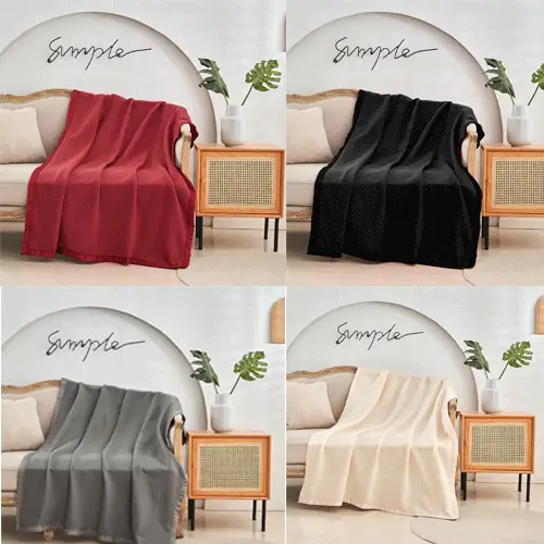 JML Soft Fleece Couch Blanket for All Season