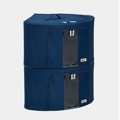 Organizeme 2 Pack Large Collapsible Corner Pop Up Bins